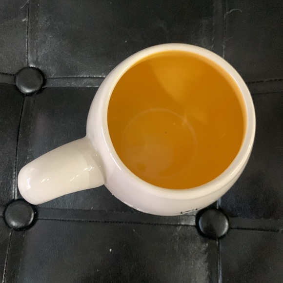 New Give Christmas Gift Holiday Rae Dunn White & Yellow Coffee Mug - Picture 7 of 9